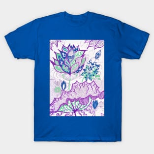 Lotus Floral Soft Tones T-Shirt